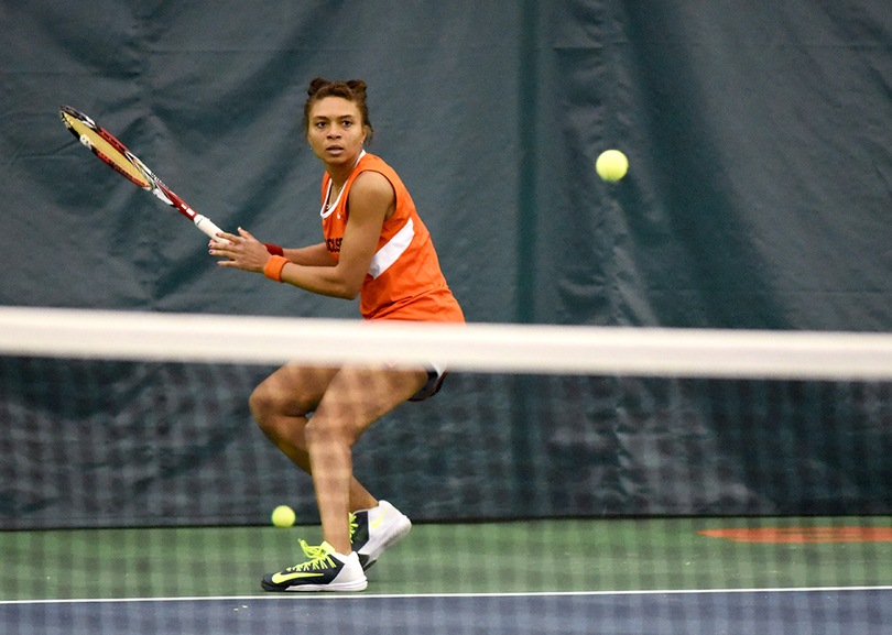 Syracuse works on correcting doubles woes that have plagued Orange through past 10 matches