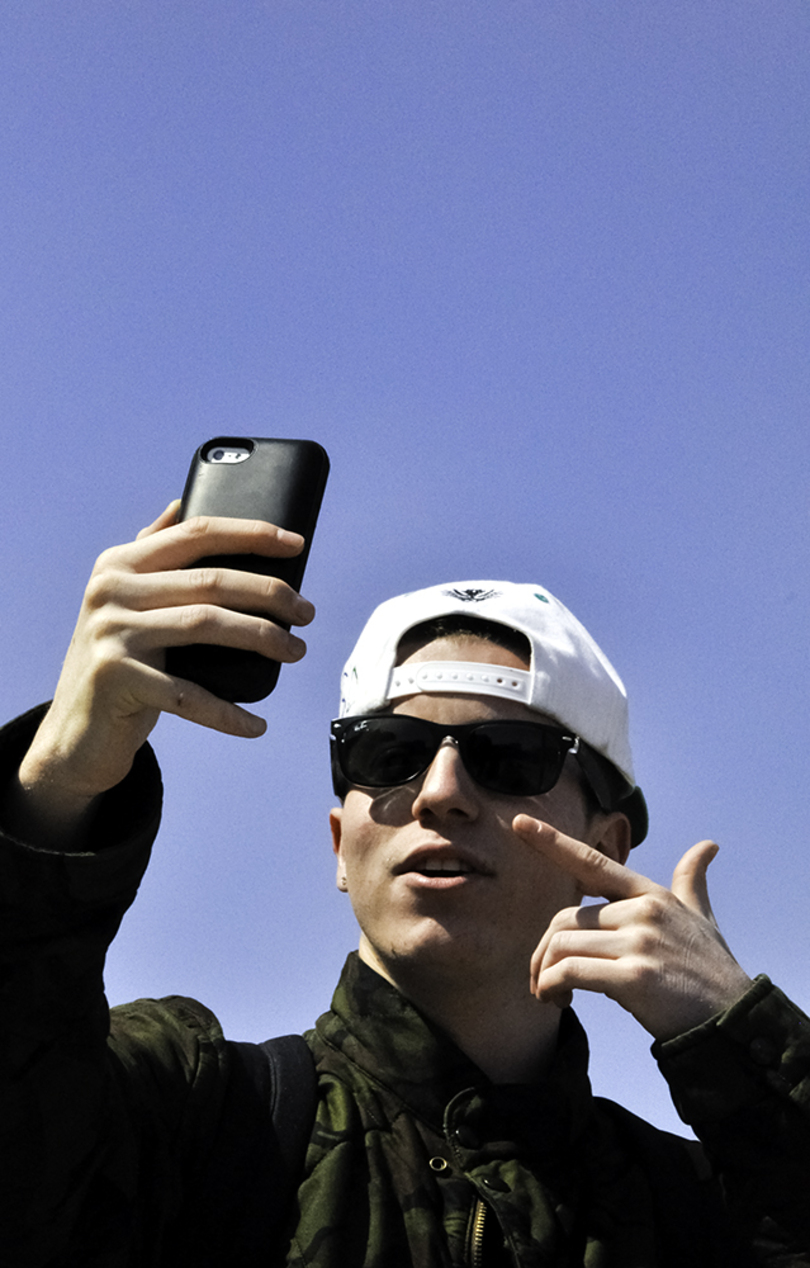 Freshman rapper Daniel James uses Vine videos to project messages to thousands of followers