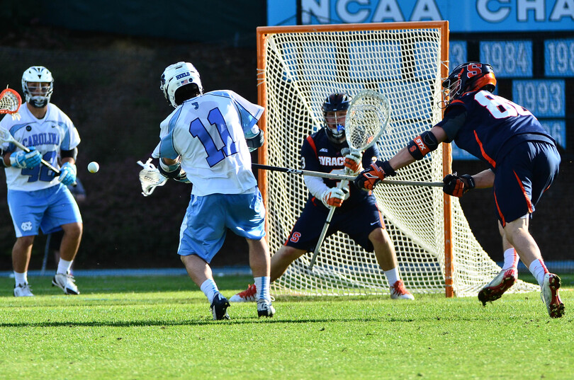 Backup goalie Warren Hill replaces starter Bobby Wardwell at half, has mixed performance in loss to UNC