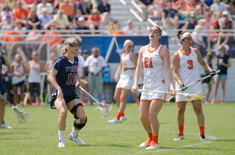 Syracuse holds possession in final minutes to secure 13-10 win over Penn in NCAA tournament 2nd-round game