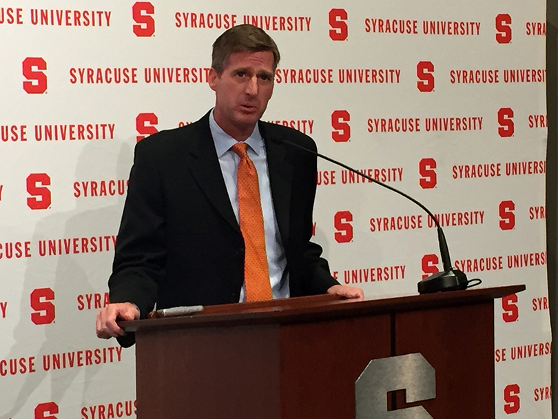 Syracuse AD Mark Coyle: &#8216;We&#8217;re going to get our degrees, and we&#8217;re going to compete for championships.&#8217;