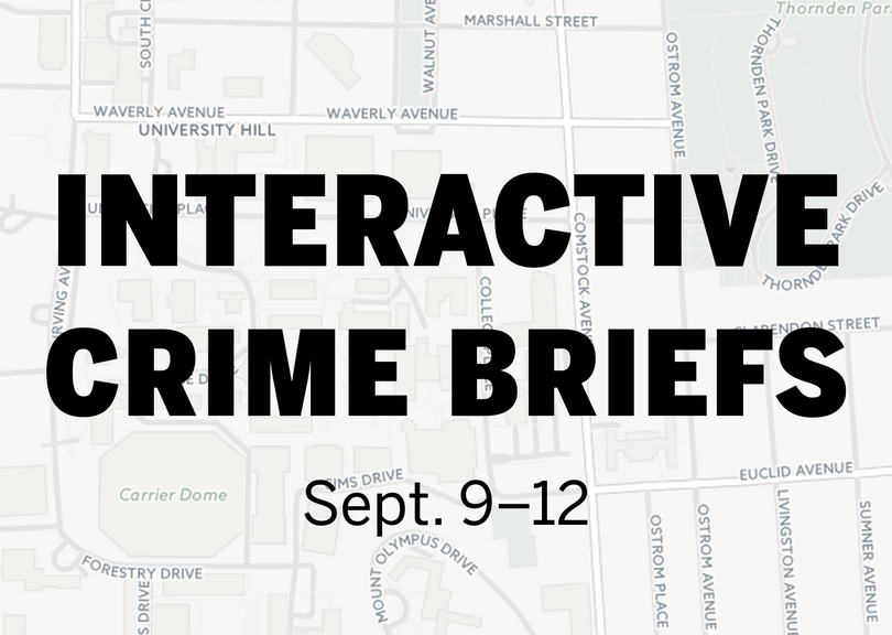 Interactive crime map: Sept. 9–12