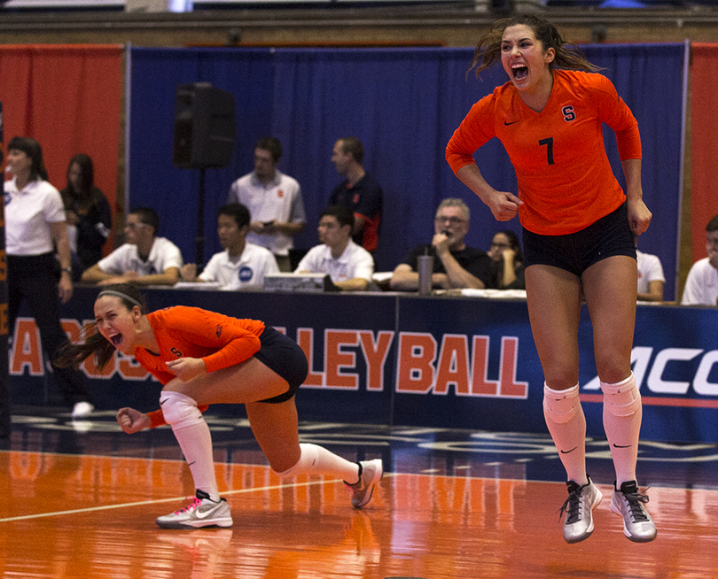 Syracuse recovers from slow start to win final 2 sets against Virginia Tech