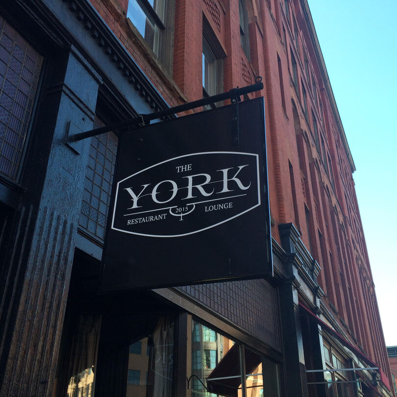 The York offers American cuisine with an international twist