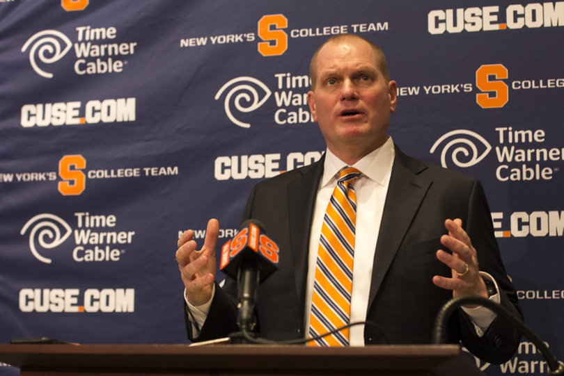 Scott Shafer tells recruits he hopes to keep his job despite uncertainty