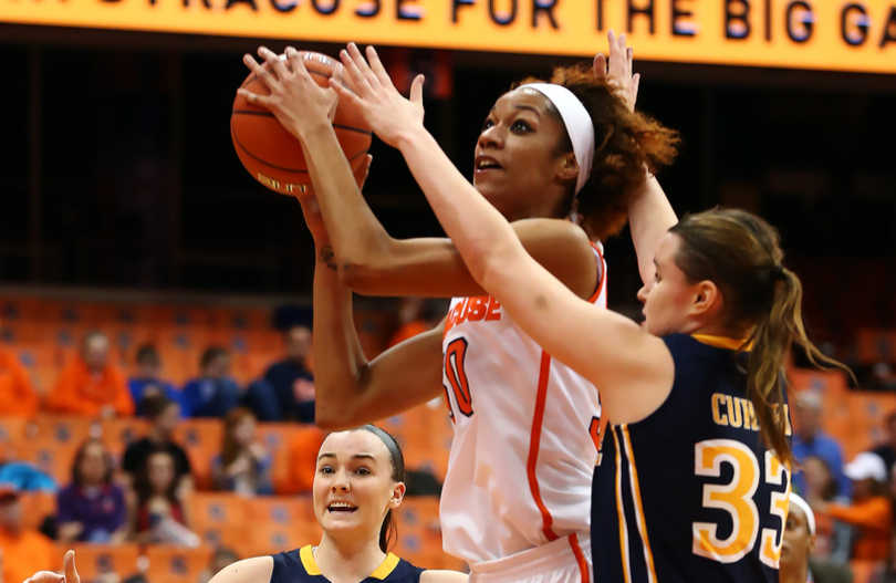 Briana Day&#8217;s shot-blocking ability anchors Syracuse 2-3 zone