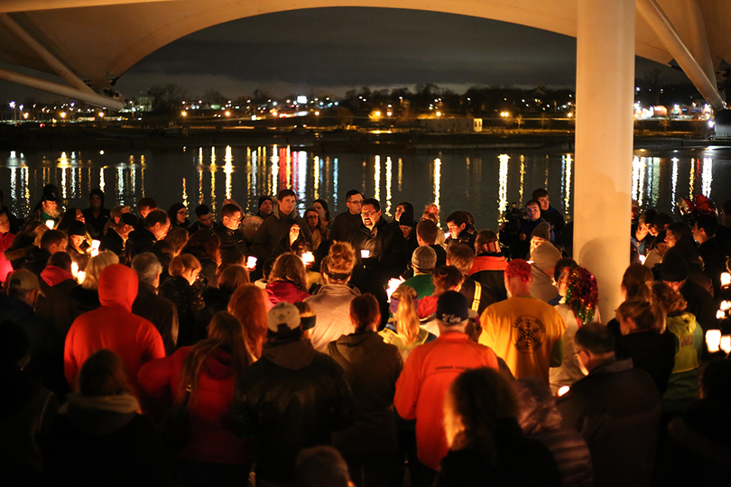 Gallery: Community holds vigil for Maddox Lawrence