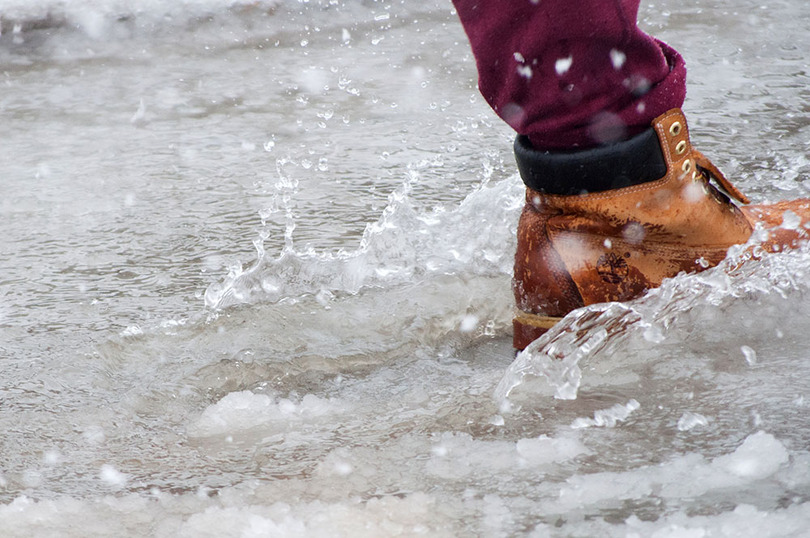 Gallery: Students battle bad weather at Syracuse University