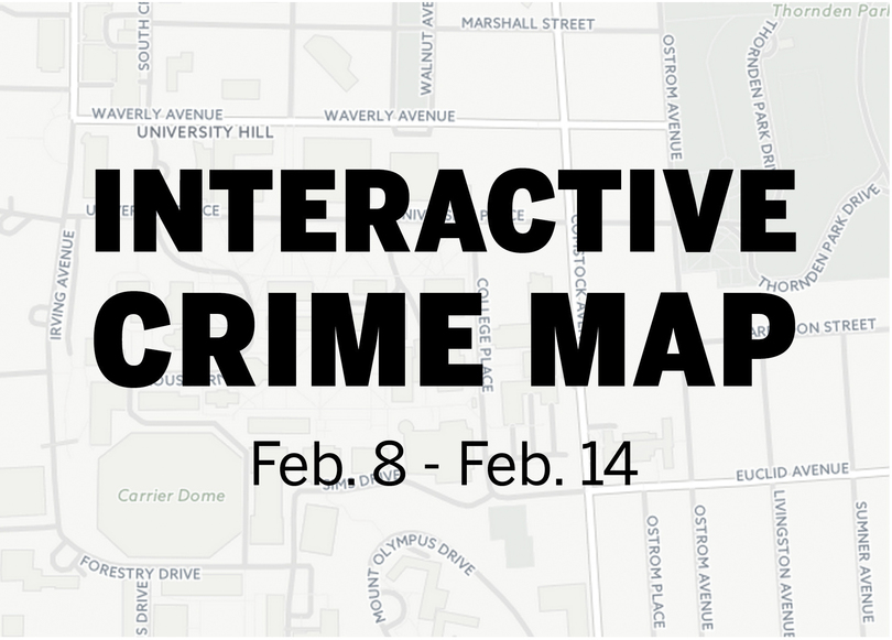 Interactive Crime Map: Feb. 8 &#8211; Feb. 14