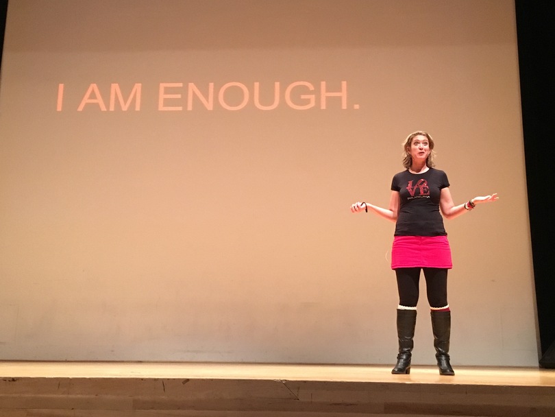 Jennifer Gunsuallus talks hook-up culture at &#8216;I Am Enough&#8217; lecture