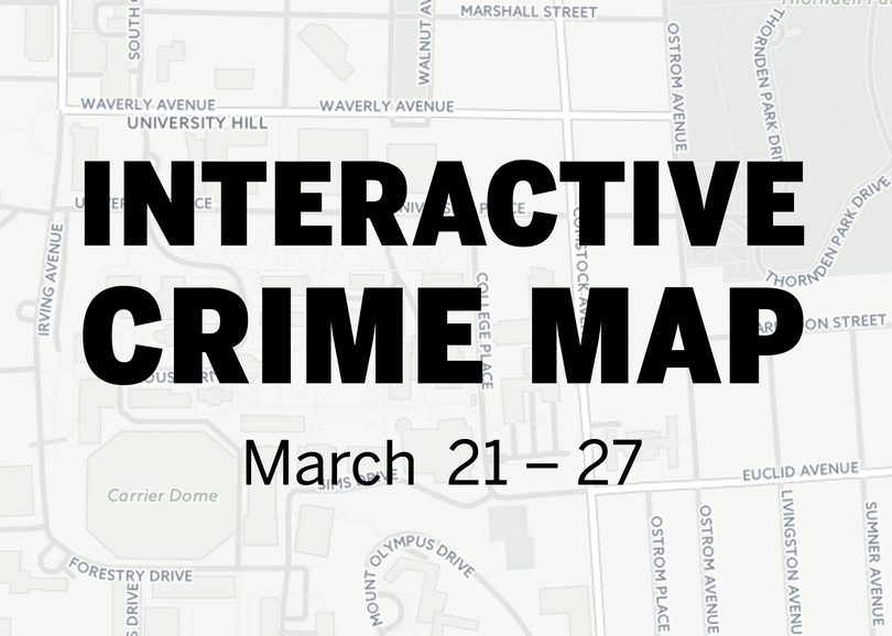 Interactive Crime Map: March 21-27