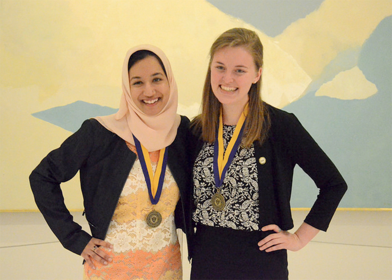 Two SUNY-ESF students recognized with highest SUNY student award for well-roundedness