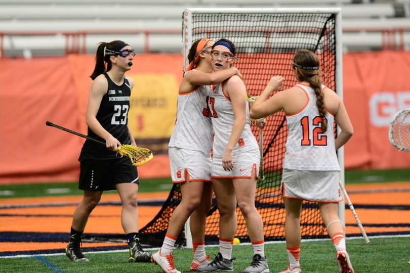 Syracuse women&#8217;s lacrosse earns No. 4 seed in NCAA tournament and will face Boston College or Stony Brook on Sunday