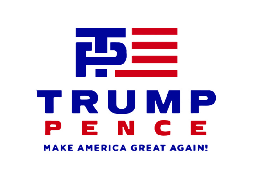 From the Design Desk: Trump-Pence campaign logo