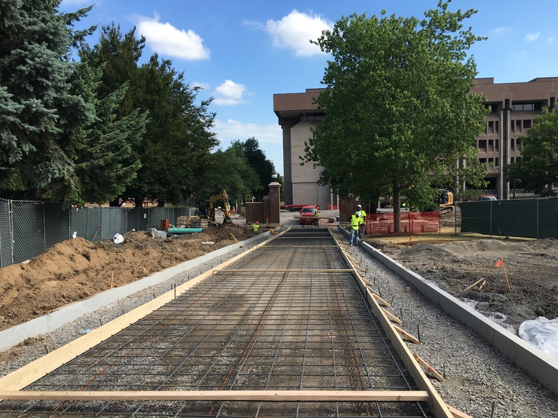 SU construction update: promenade progress continues; Quad improvements complete