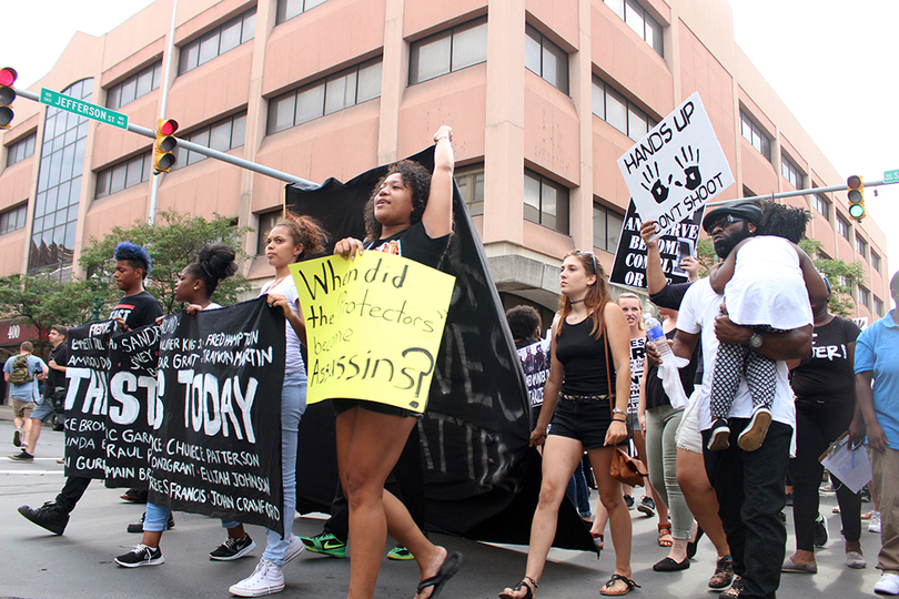 Gallery: Hundreds of Syracuse community members participate in Black Lives Matter march