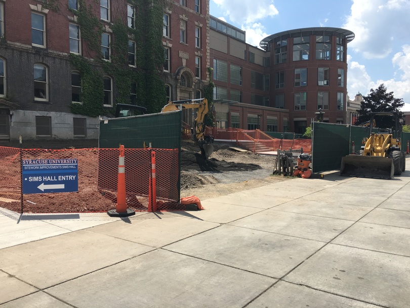 SU construction update: Majority of summer projects have been completed