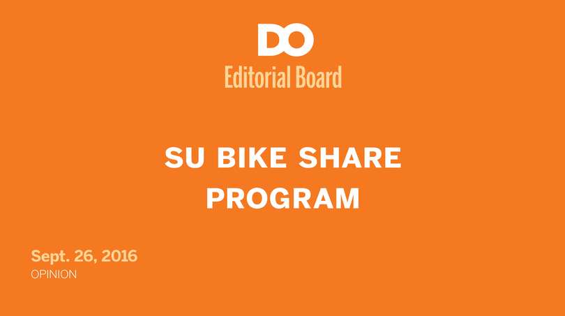 SU bike share program merits kiosk, resource expansion