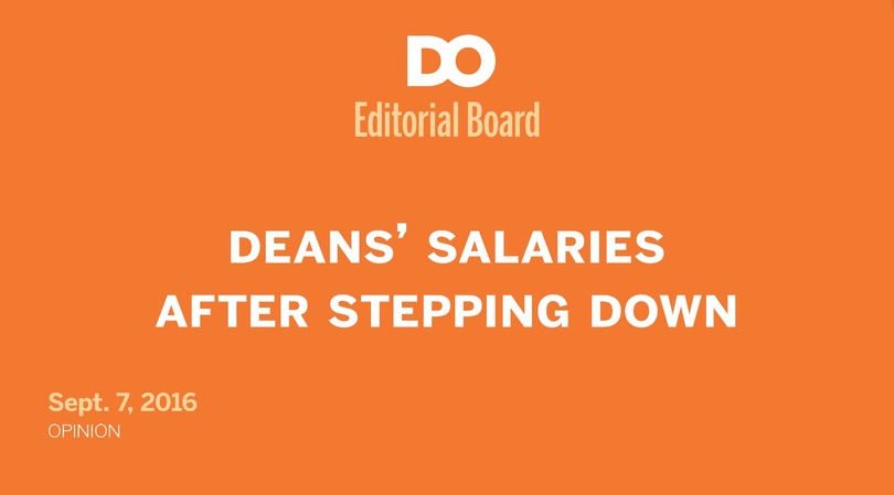 New SU policy on deans&#8217; salaries provides more balance in pay grade