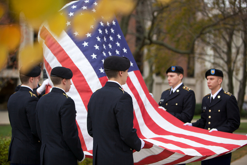 Syracuse University student and former Marine Corps receives a scholarship