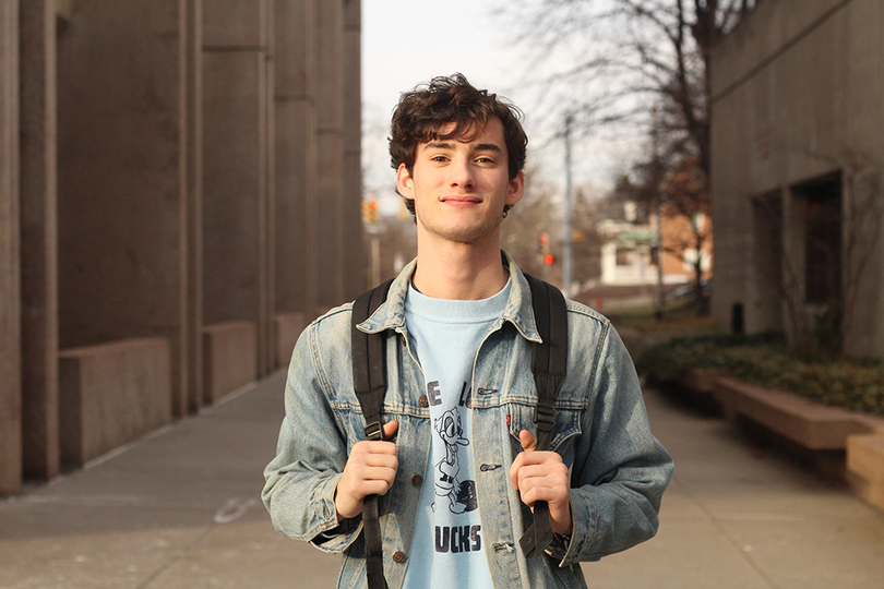 Junior Charlie Burg believes that music can heal the world