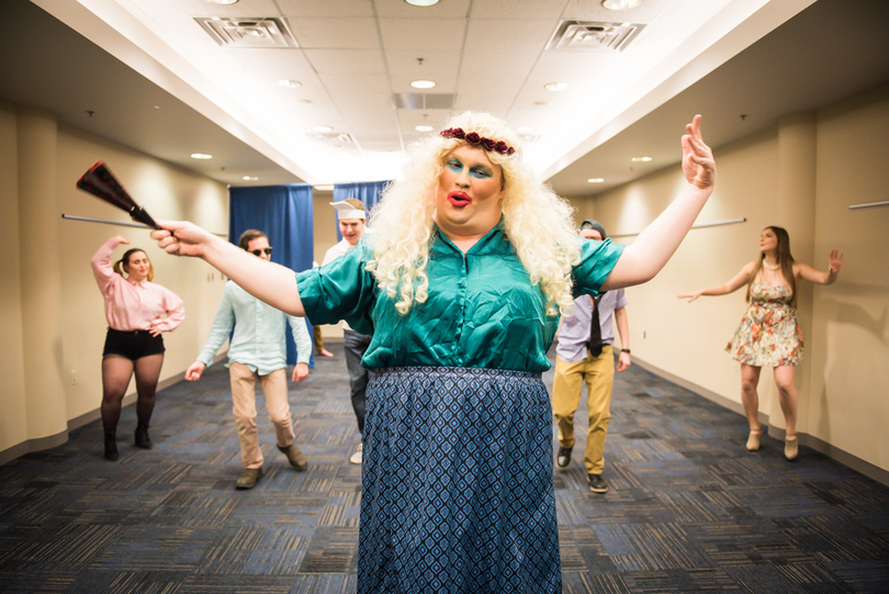 Not even Chipotle and a large soda could weigh down this drag queen champion in Pride Union’s 15th Annual Drag Show finals