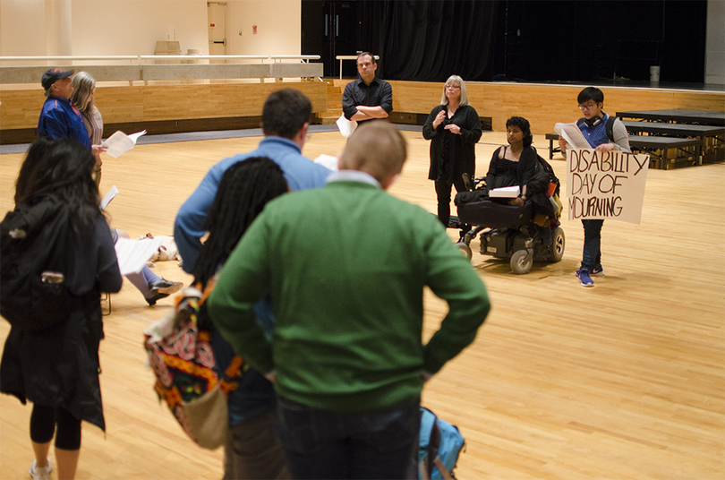 SU community members hold vigil on international Disability Day of Mourning