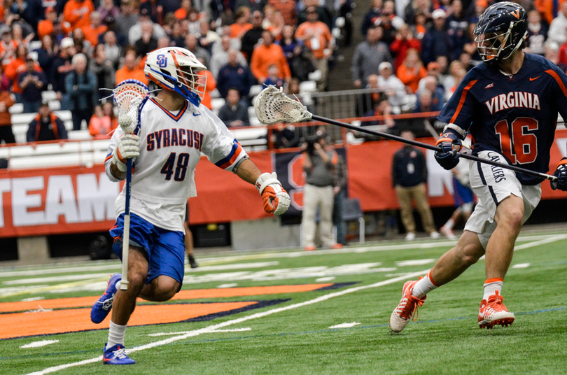 Sergio Salcido&#8217;s five points carry No. 10 Syracuse to last-second win over No. 9 Virginia