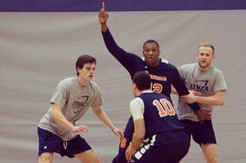 Former Syracuse football player Isaiah Johnson thrives for SU club basketball