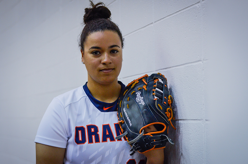 KEEP THE FAITH: Faith Cain lost her ability to throw and a scholarship to the yips. Now, she plays first base at Syracuse.