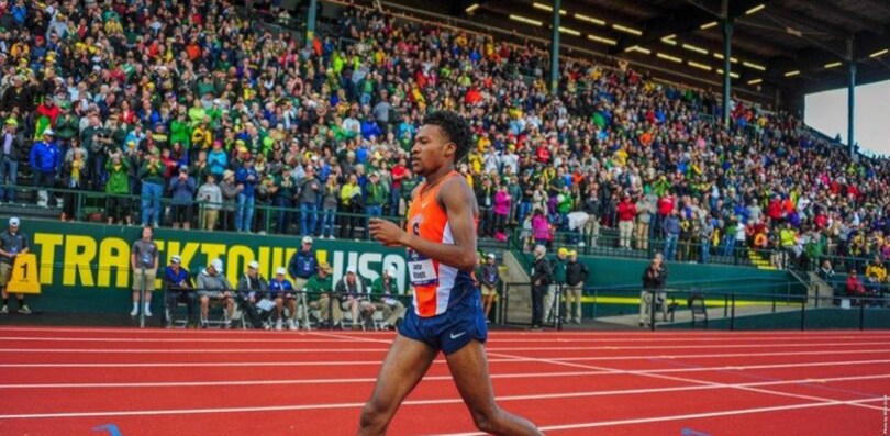 Justyn Knight finishes 3rd in 5000-meter national championship