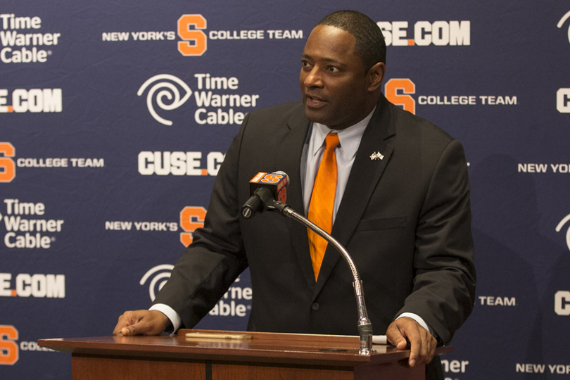 Syracuse head coach Dino Babers on victims of Tropical Storm Harvey: &#8216;My prayers are out to them&#8217;