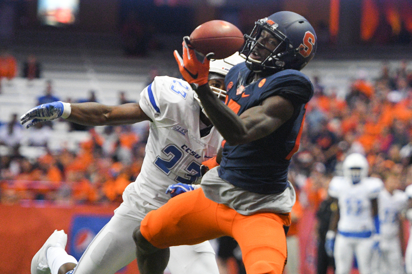 Steve Ishmael steps up as top receiver in Syracuse&#8217;s blowout win against Central Connecitcut State