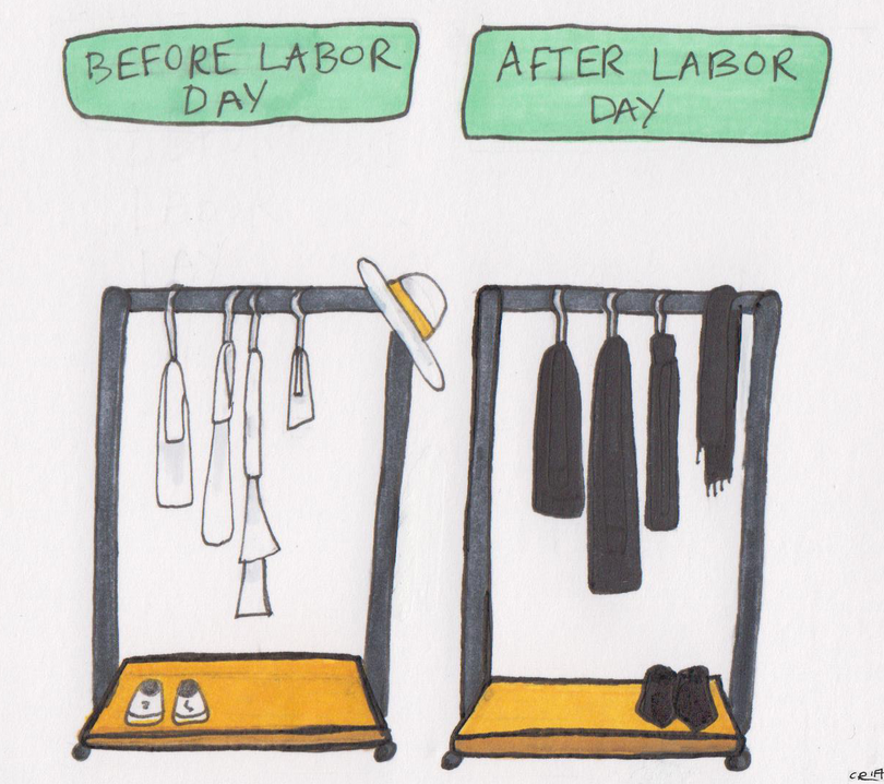 Before and after Labor Day