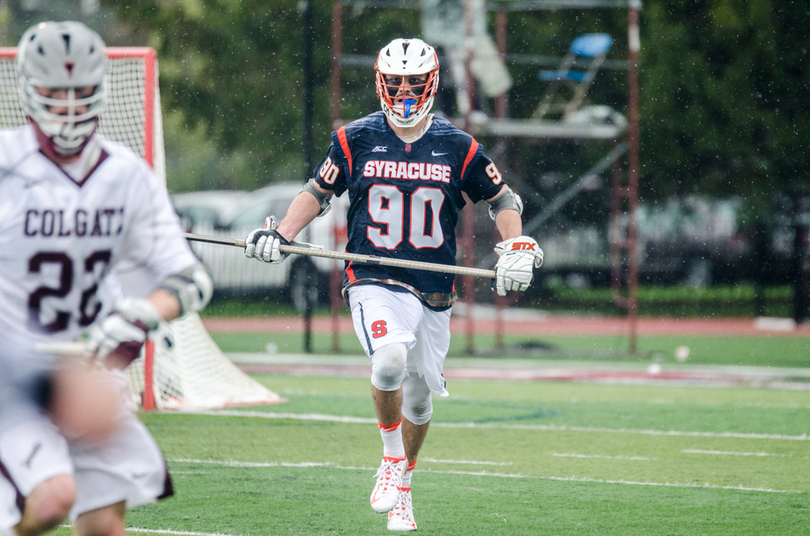 Austin Fusco receives Syracuse&#8217;s historic No. 11 jersey, given to defense&#8217;s best player and leader