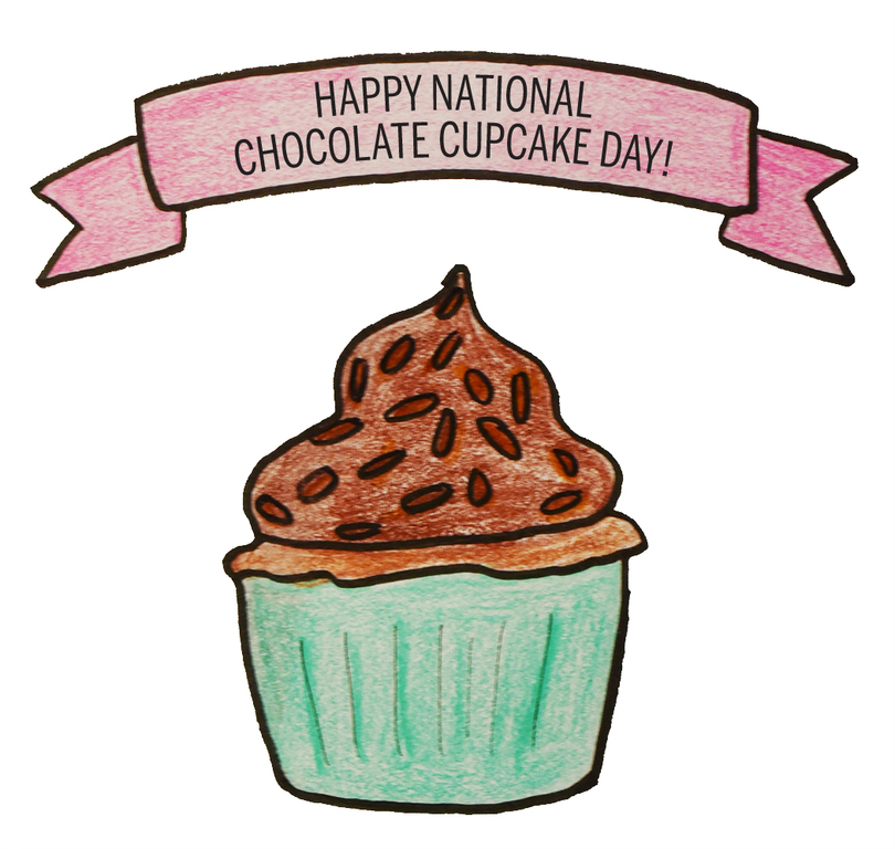 Happy National Chocolate Cupcake Day