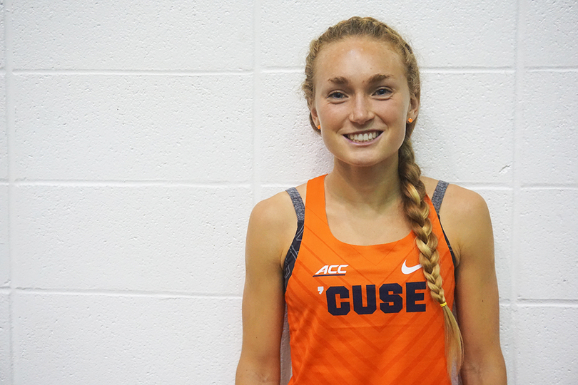 Paige Stoner prepares to kick for the homestretch of her Syracuse career