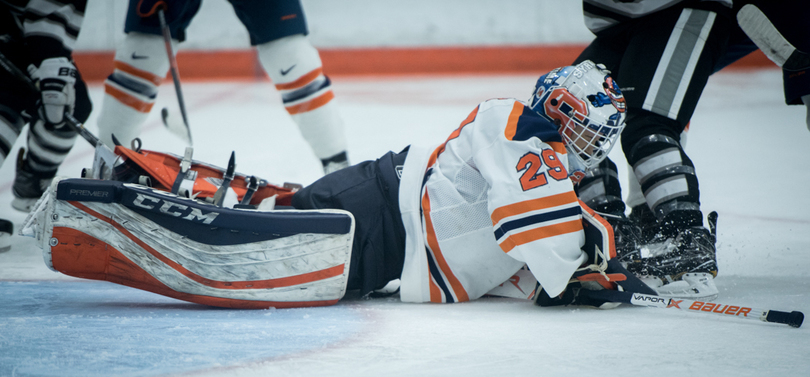 Syracuse gets caught &#8216;puck watching&#8217; in 5-1 loss to No. 9 Northeastern