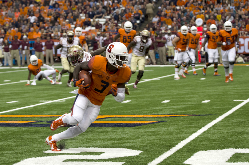 Ervin Philips sets Syracuse all-time receptions record against Florida State