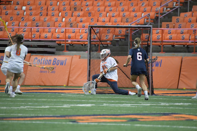 Syracuse’s new backline struggles in first half of season-opening 23-11 win