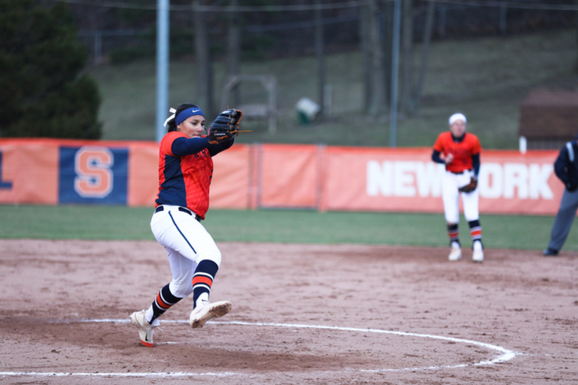 Alexa Romero’s no-hitter leads Syracuse to sweep of Virginia Tech in ACC opener