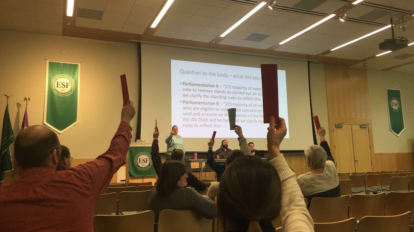 SUNY-ESF governing body considers a 2nd no confidence vote in its president