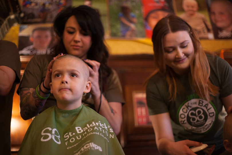 Locals raise money for childhood cancer research at Kitty Hoynes&#8217; St. Baldrick&#8217;s event