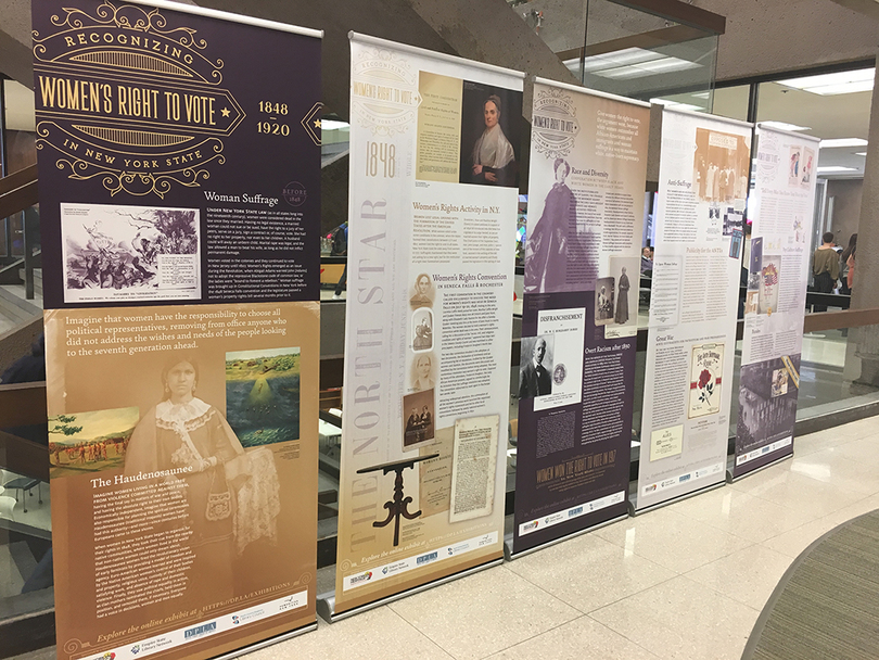 Women’s History Month exhibits on display in Bird Library, Carnegie