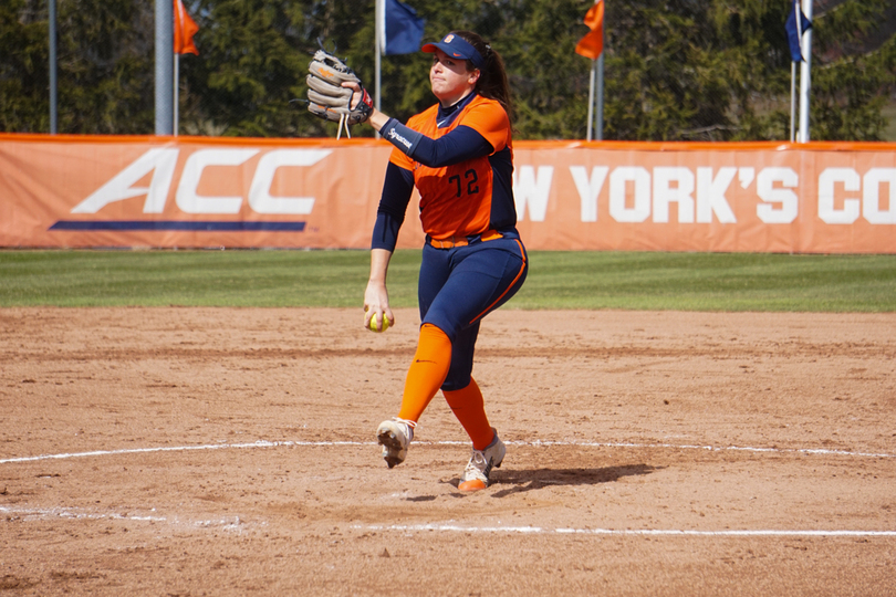 SU&#8217;s AnnaMarie Gatti pitches 2nd complete game of season in 10-4 win over Canisius