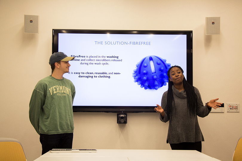 2 SU students create FibreFree to make laundry more sustainable