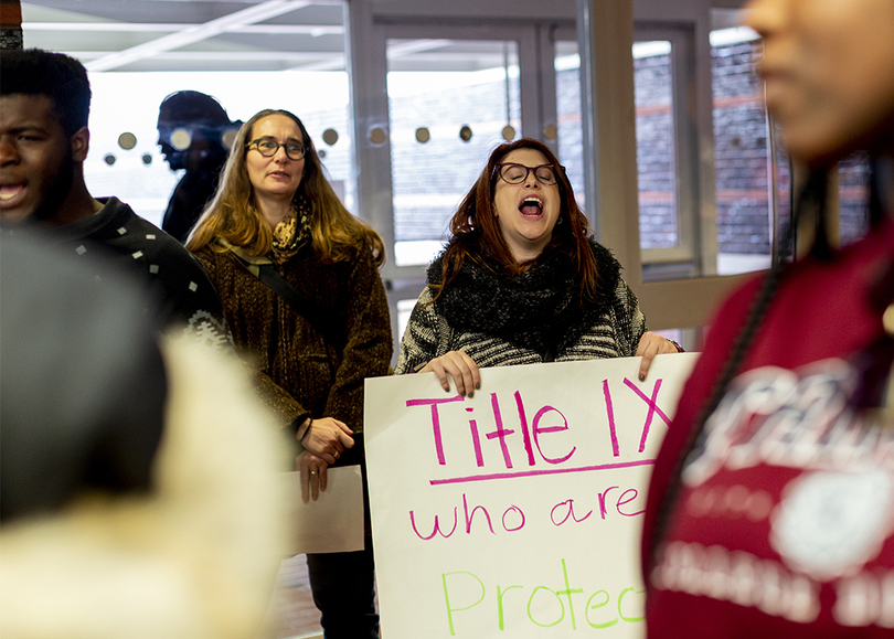 Video: Community members stage sit-in at Schine