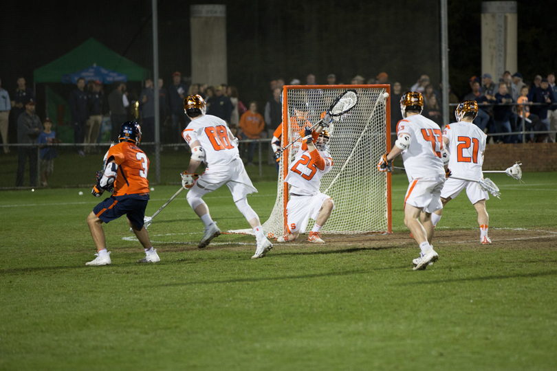 Virginia exploits SU&#8217;s defensive scrambling, knocks Orange out of ACC tournament, 11-10