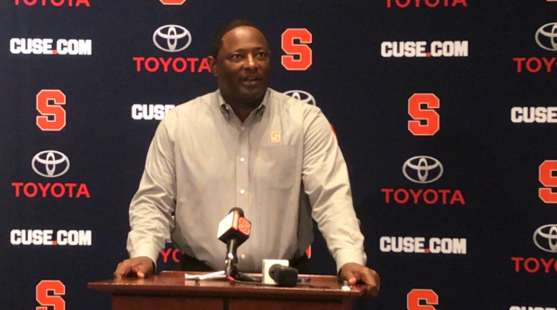 Dino Babers discusses playing former SU coach, Week 1 depth chart