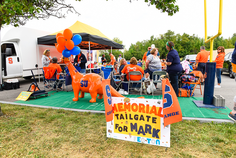 Tailgating for a friend: How a group of SU fans honored Mark Fenton